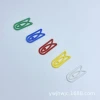 Creative irregular-shaped all-plastic paper clips, paper clips, colorful bone fish-shaped fixed pins, office bookmarks and folders details Picture